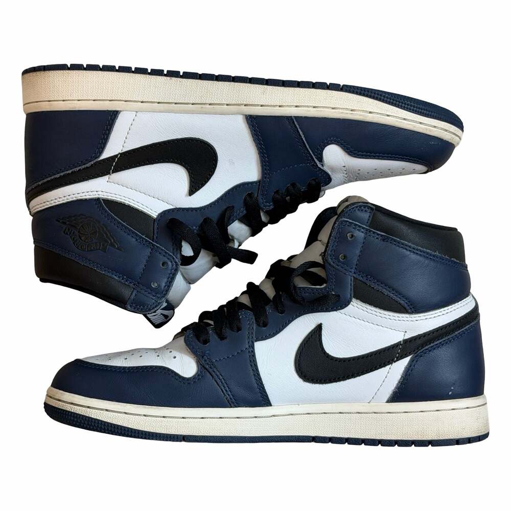 Air Jordan 1 Retro High OG Midnight Navy Men’s 9.5 DZ5485-401 - Picture 6 of 9